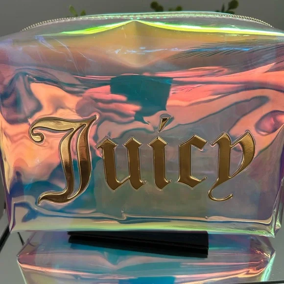 🌺Juicy  Couture Holographic Makeup Pouch🌺 - Picture 5 of 6